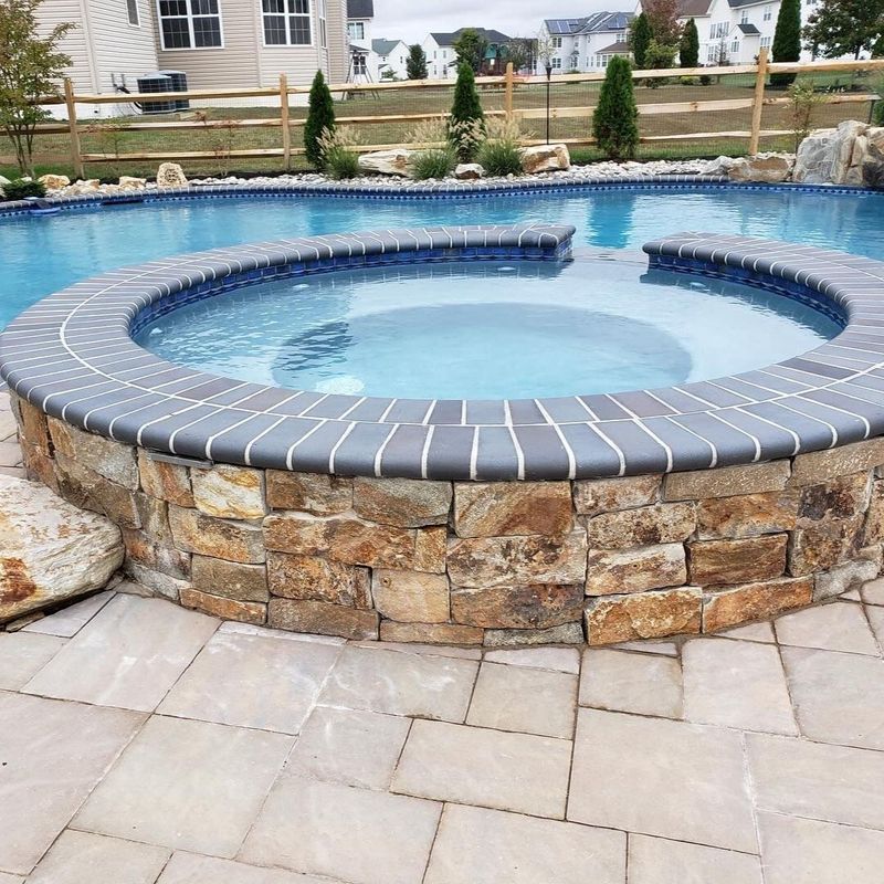 a modern pool